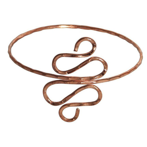 Copper Spiral Upper Arm Bracelet - Paul lucianolaw