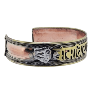 Tibetan Om Mani Padme Hum 3 Metal Bracelet - Paul lucianolaw
