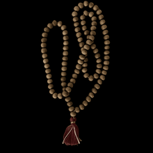 108 Light Natural Wood Prayer Bead Mala Meditation Necklace - Paul lucianolaw