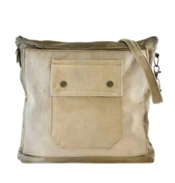 Recycled Military Tent Crossbody Bag_Paul lucianolaw
